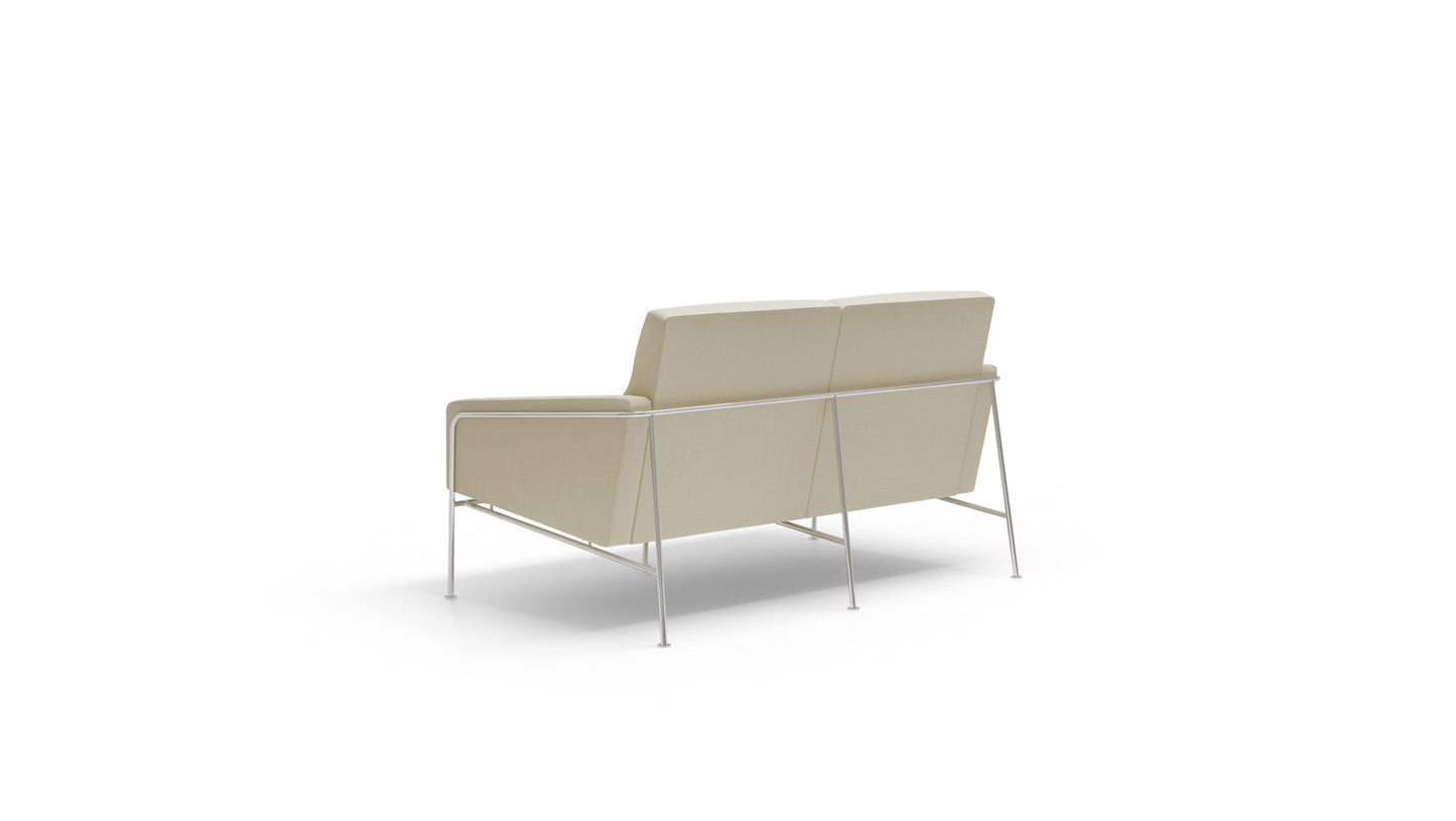 Arne Jacobsen Series 3300 2-Seater Sofa Loveseat 3302 Fritz Hansen Style in Canada and the USA - Back Angle