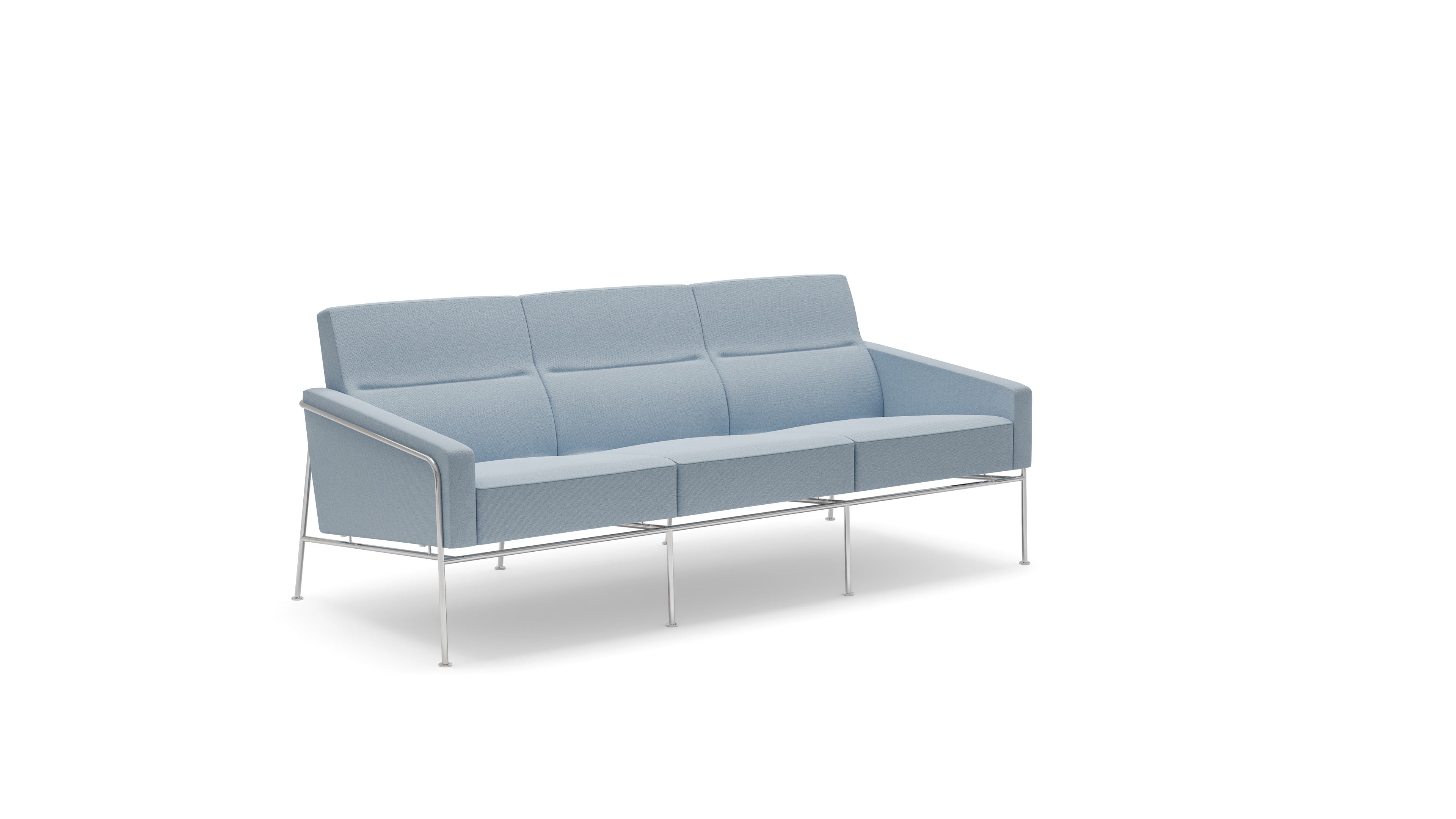 Arne Jacobsen Series 3300 3-Seater Sofa 3303 in Canada and the USA - Front Angle 2