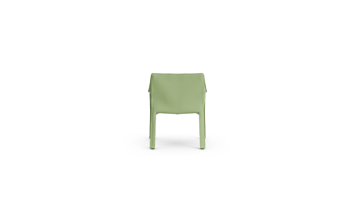 Cab 413 Cowhide Armchair 413 in Canada and the USA - Back