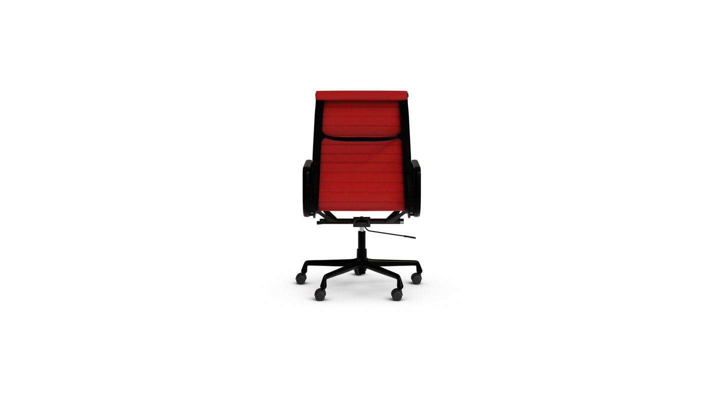 Eames Aluminum Group Executive Chair in the USA and Canada with Castors - Back