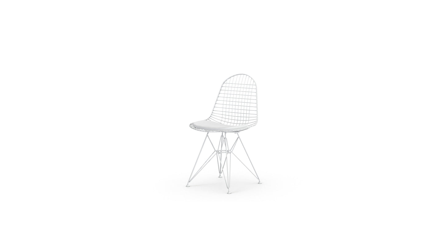 Eames DKR-5 Upholstered Seat Eiffel Chair in Canada and the USA - Front Angle 2