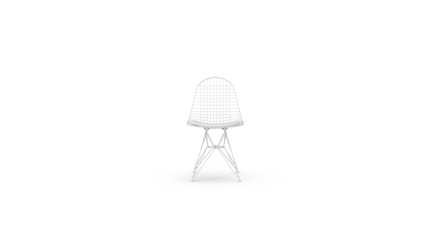 Eames DKR-5 Upholstered Seat Eiffel Chair in Canada and the USA - Front