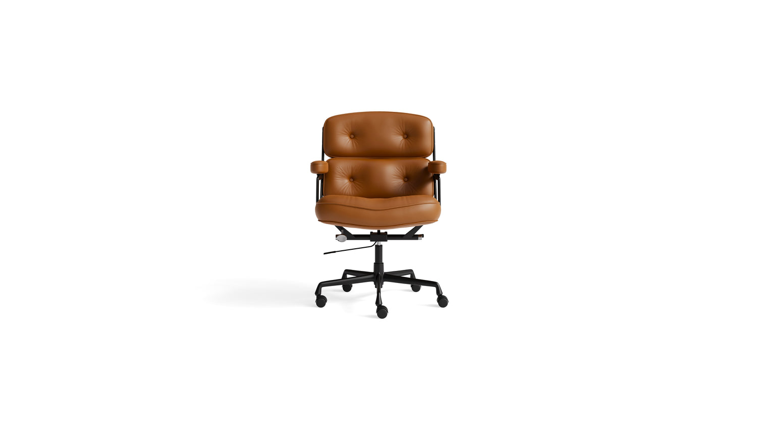 Brown Eames ES 104 Time-Life Lobby Chair Office Chair in the USA & Canada - Front