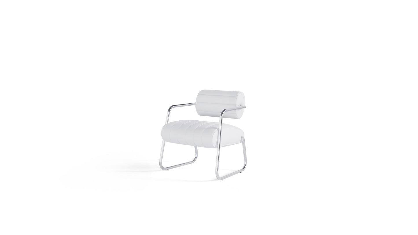 Eileen Gray Bonaparte Armchair in the USA and Canada - Front Angle 2