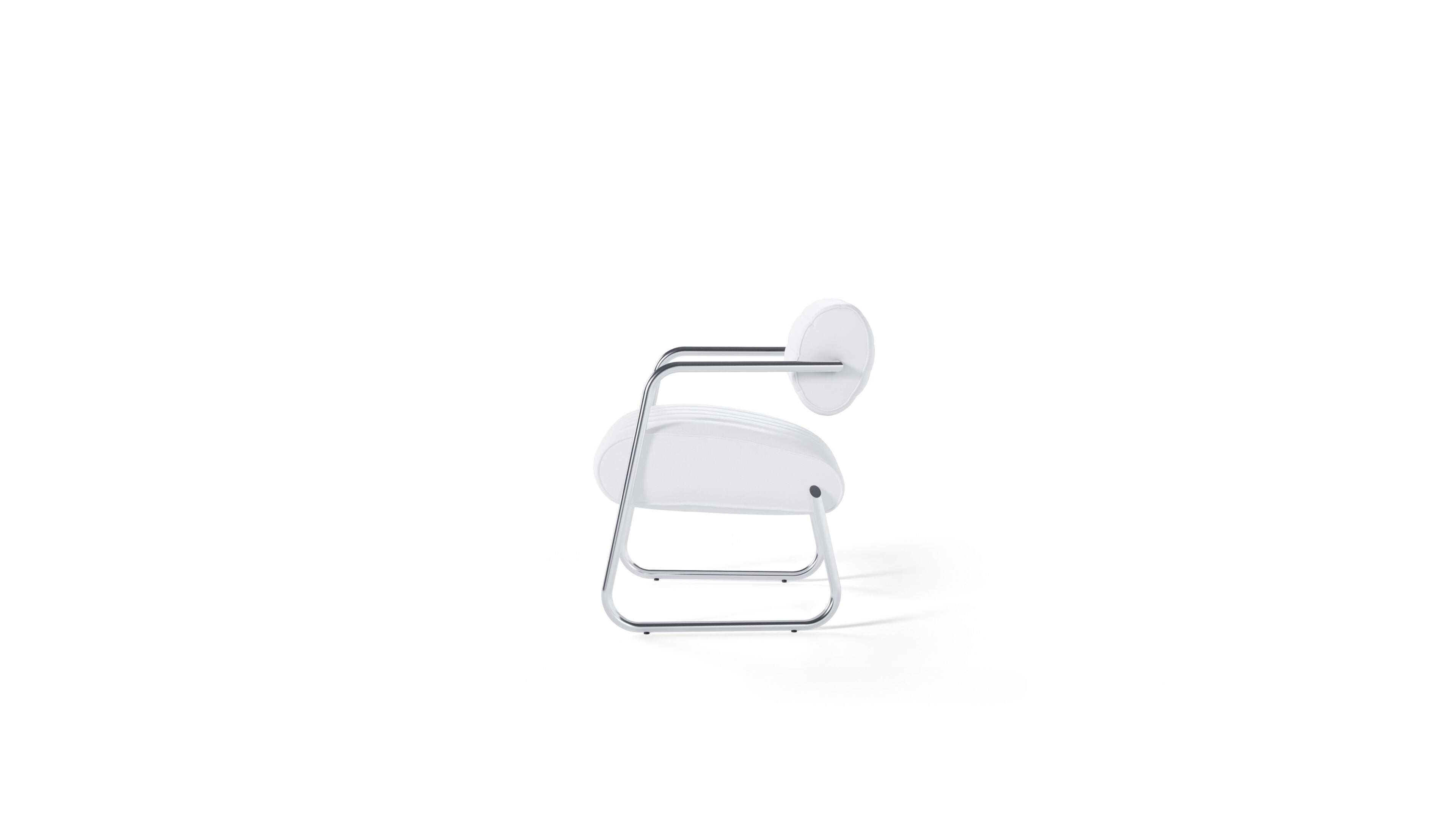 Eileen Gray Bonaparte Armchair in the USA and Canada - Side