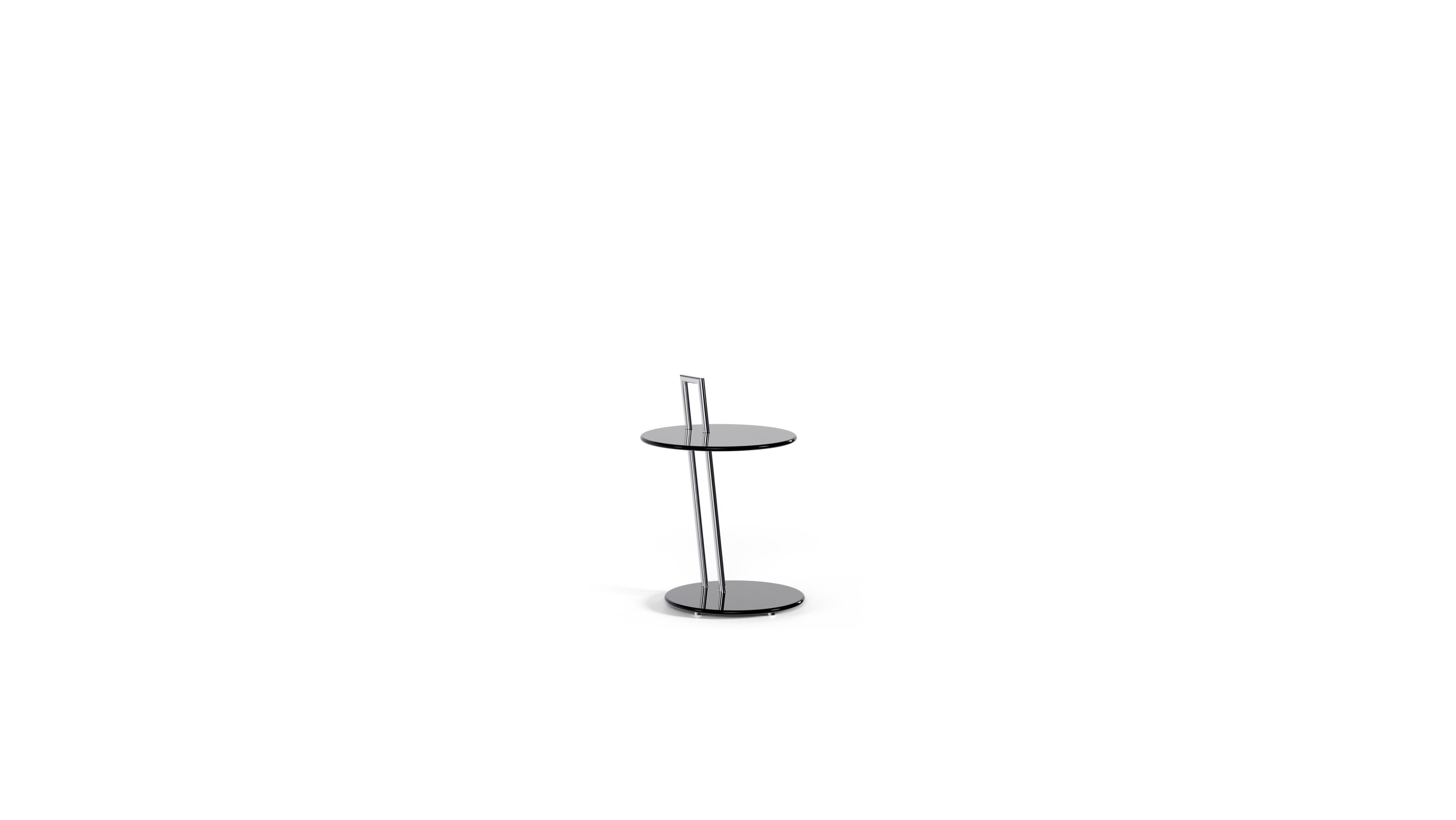 Eileen Gray Occasional Table Round in Canada and the USA - Front Angle