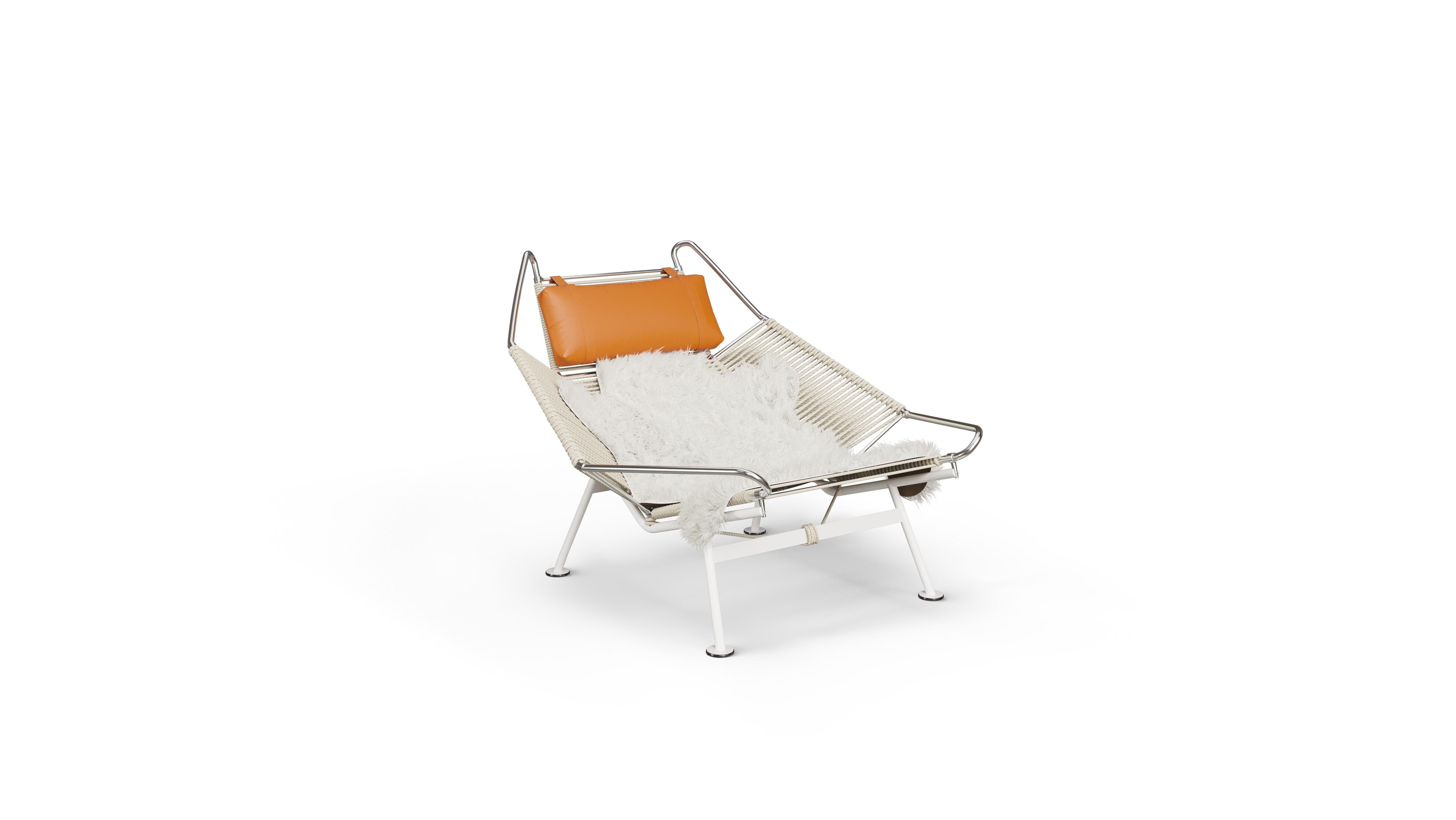 Flag Halyard Chair - Light Model Front Angle 4