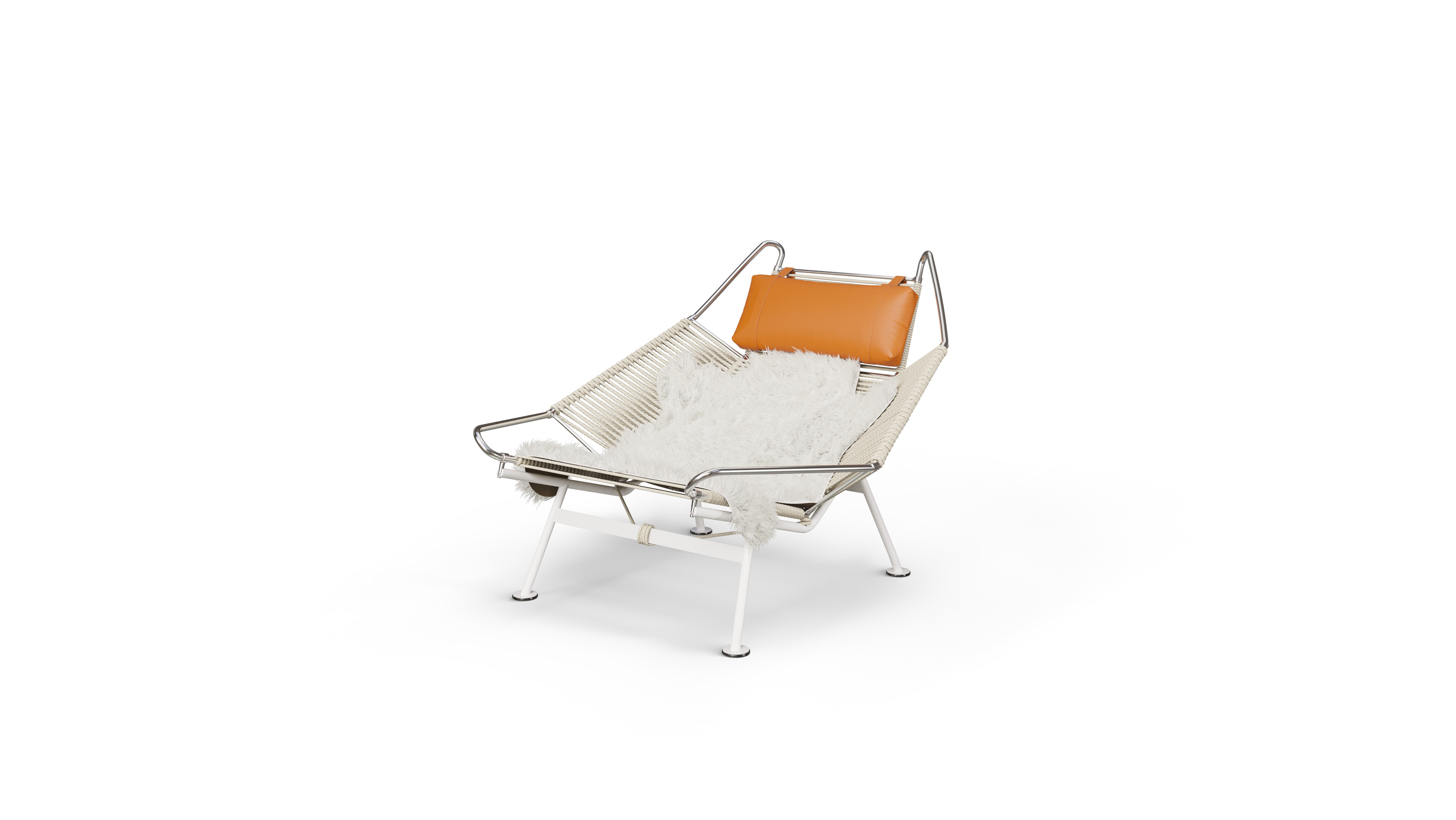 Flag Halyard Chair - Light Model Front Angle