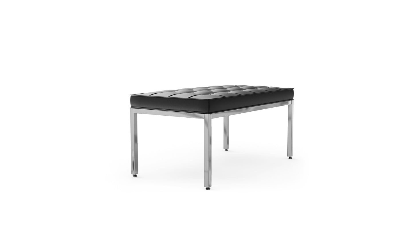 Florence Knoll 2-Seater Bench in the USA and Canada - Back Angle