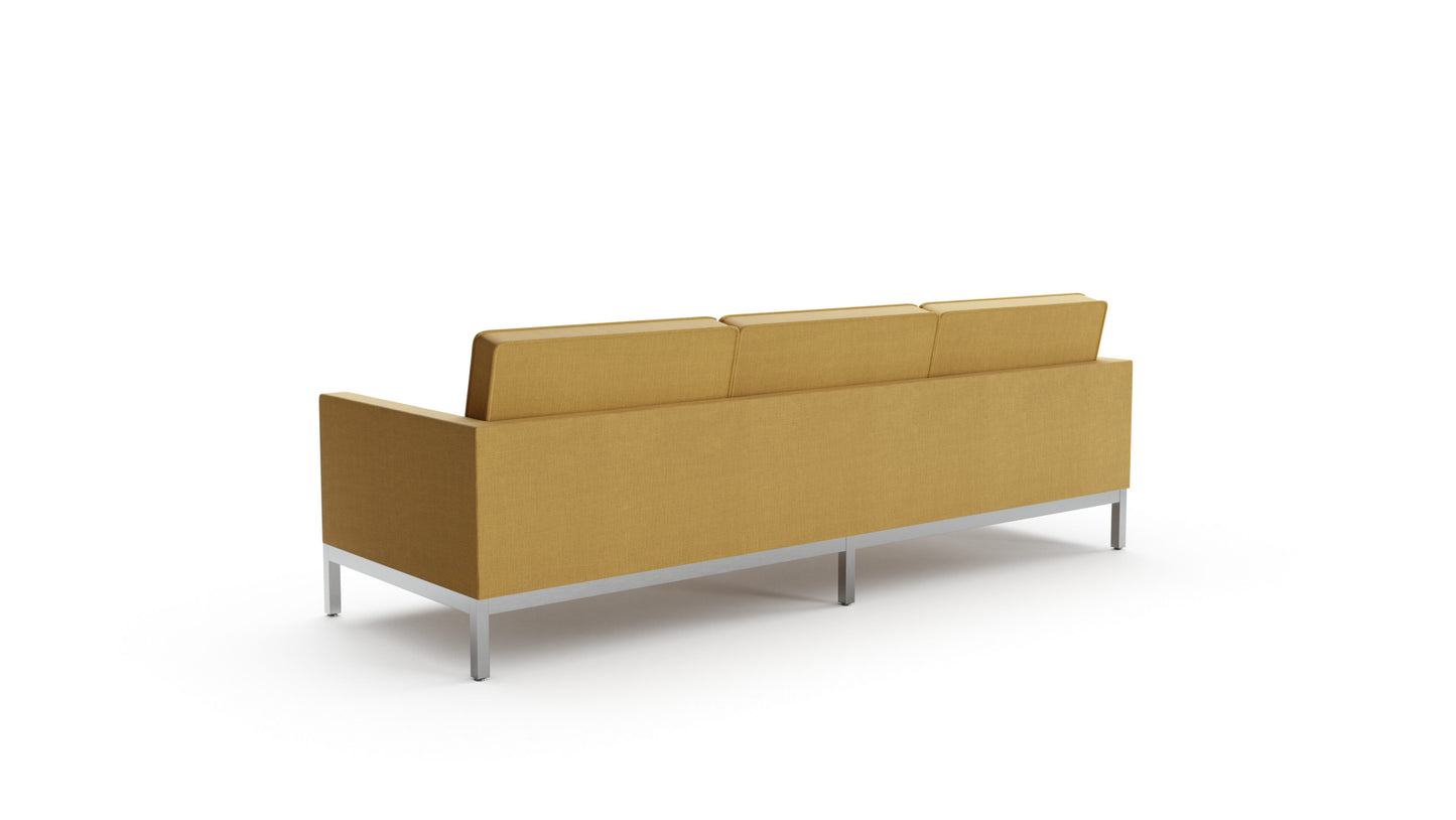 Florence Knoll 3-Seat Sofa in the USA and Canada - Back Angle