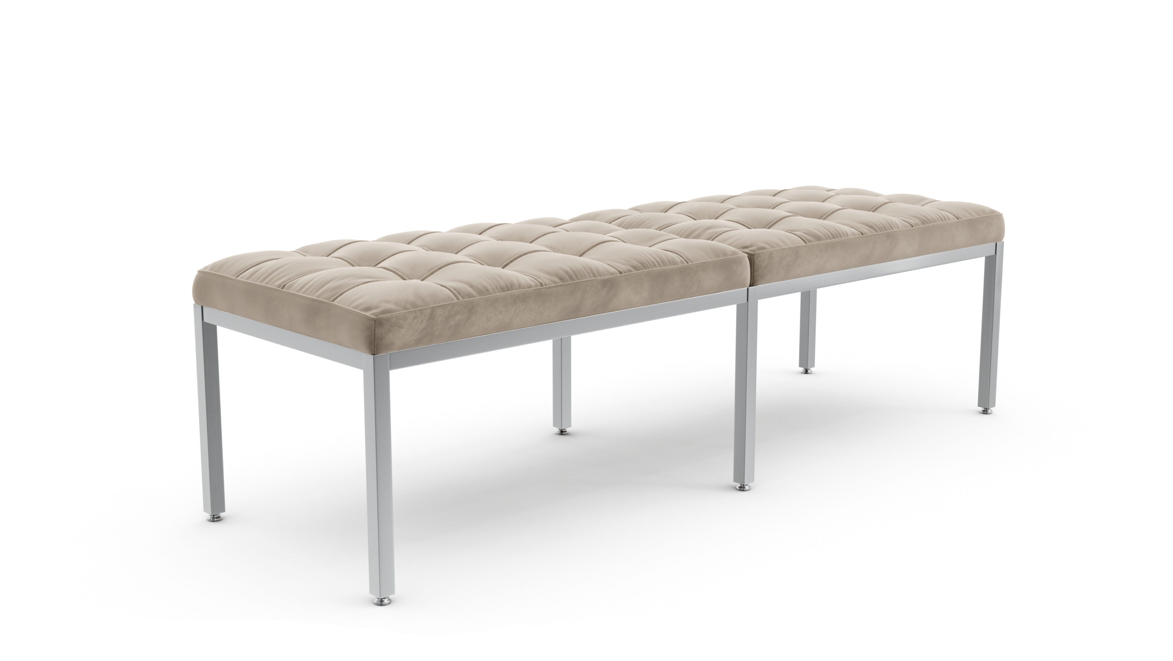 Florence Knoll 3-Seater Bench in the USA and Canada - Closeup