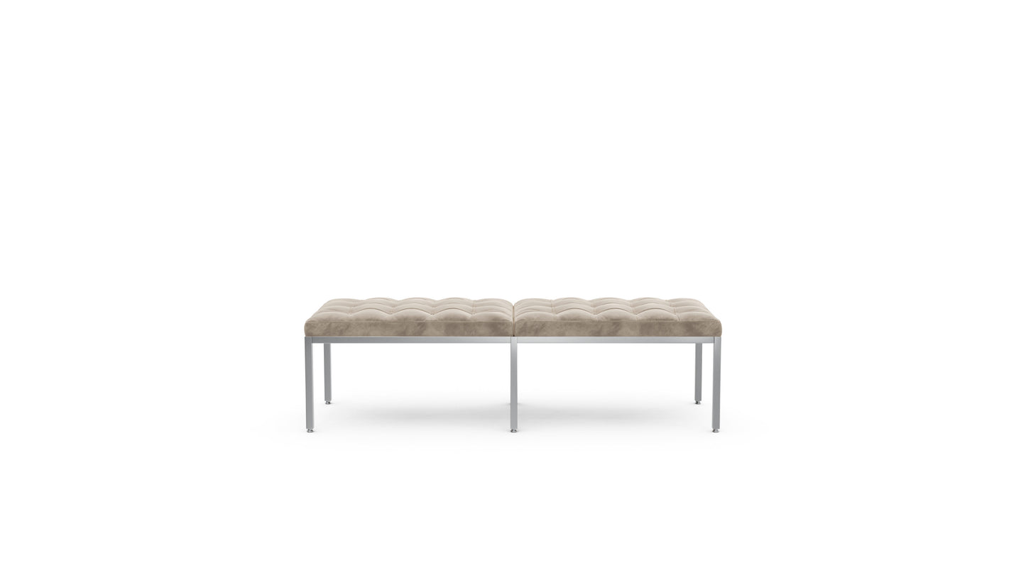 Florence Knoll 3-Seater Bench in the USA and Canada - Front