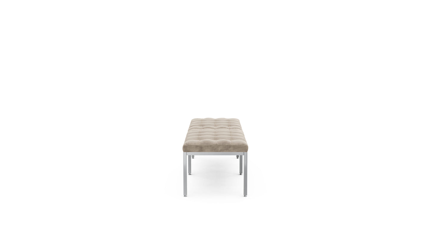 Florence Knoll 3-Seater Bench in the USA and Canada - Side
