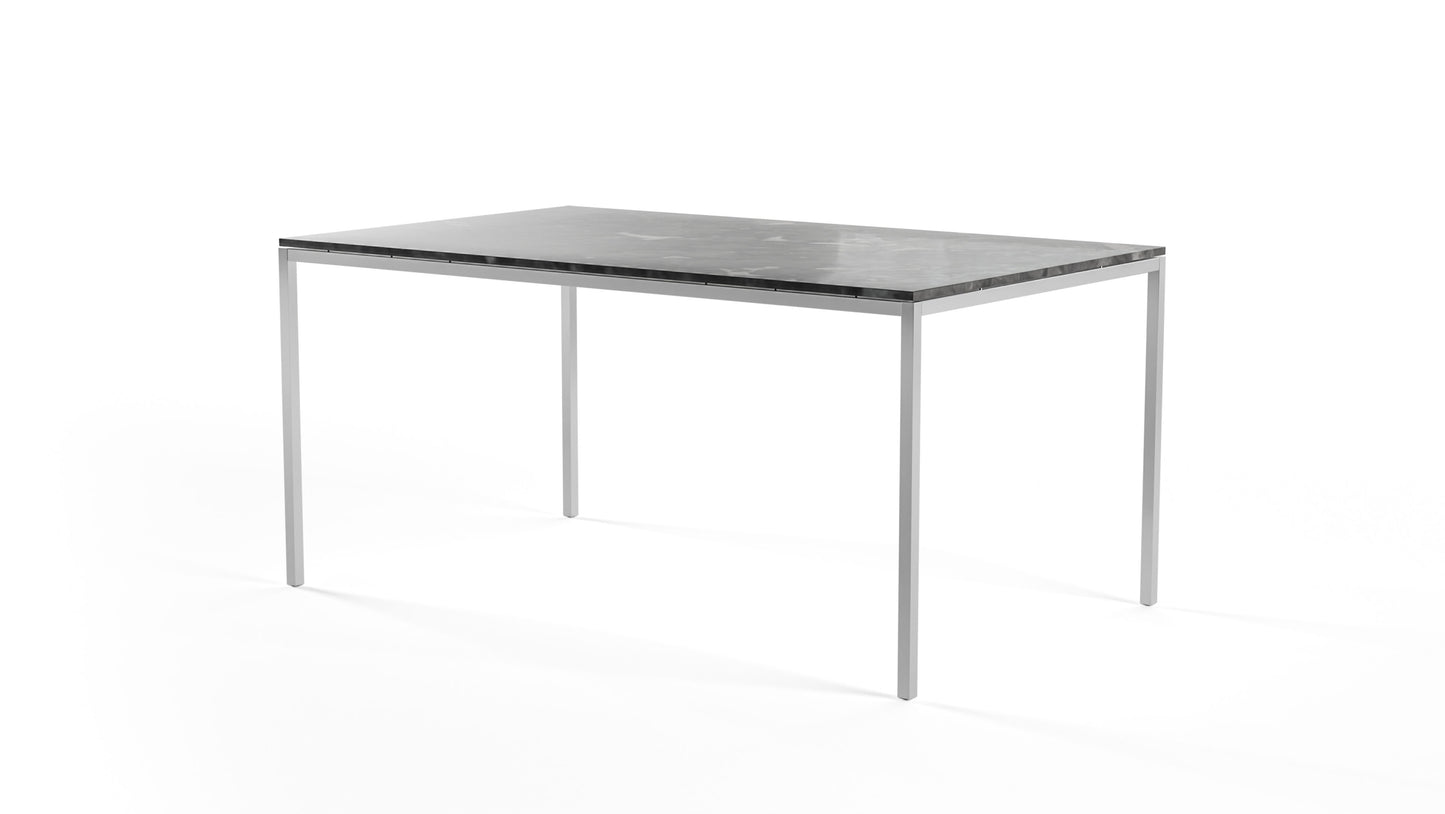 Florence Knoll Dining Table in the USA and Canada 60x36 inch - Front Angle 2