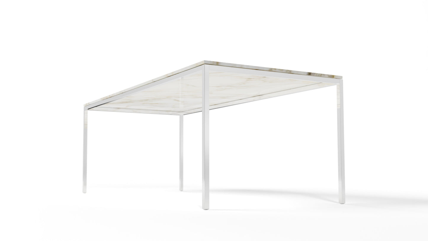 Florence Knoll Dining Table in the USA and Canada - Back Angle View