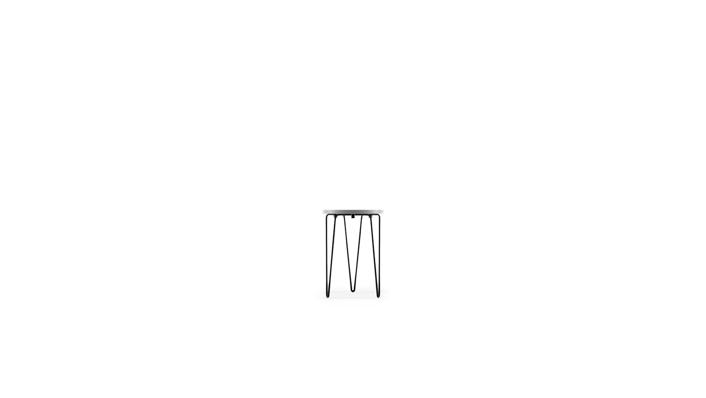 Florence Knoll Hairpin Stacking Stool Model 75 Hairpin Stacking Table in Canada and the USA - Front