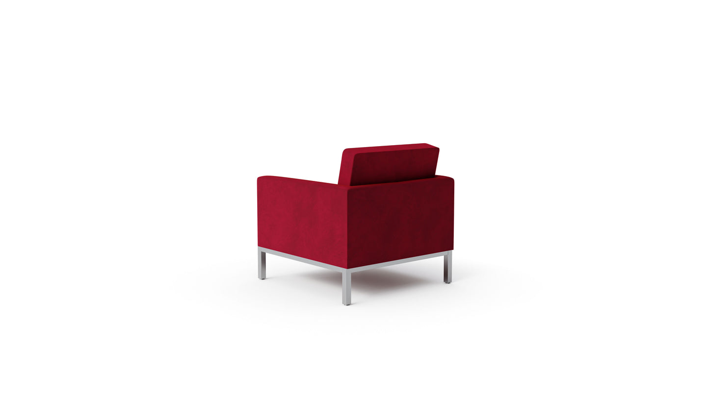 Florence Knoll Lounge Chair in the USA and Canada - Back Angle