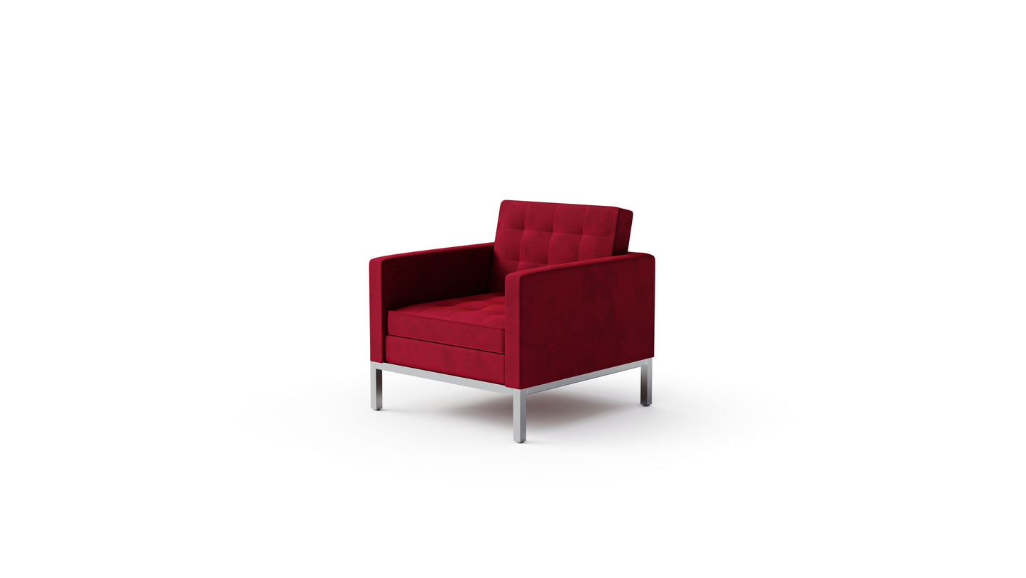 Florence Knoll Lounge Chair in the USA and Canada - Front Angle 2