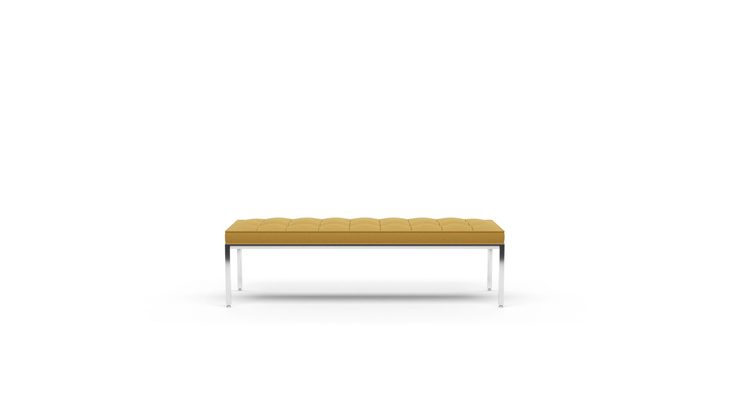 Florence Knoll Relaxed 3-Seat Bench in Canada and the USA - Front