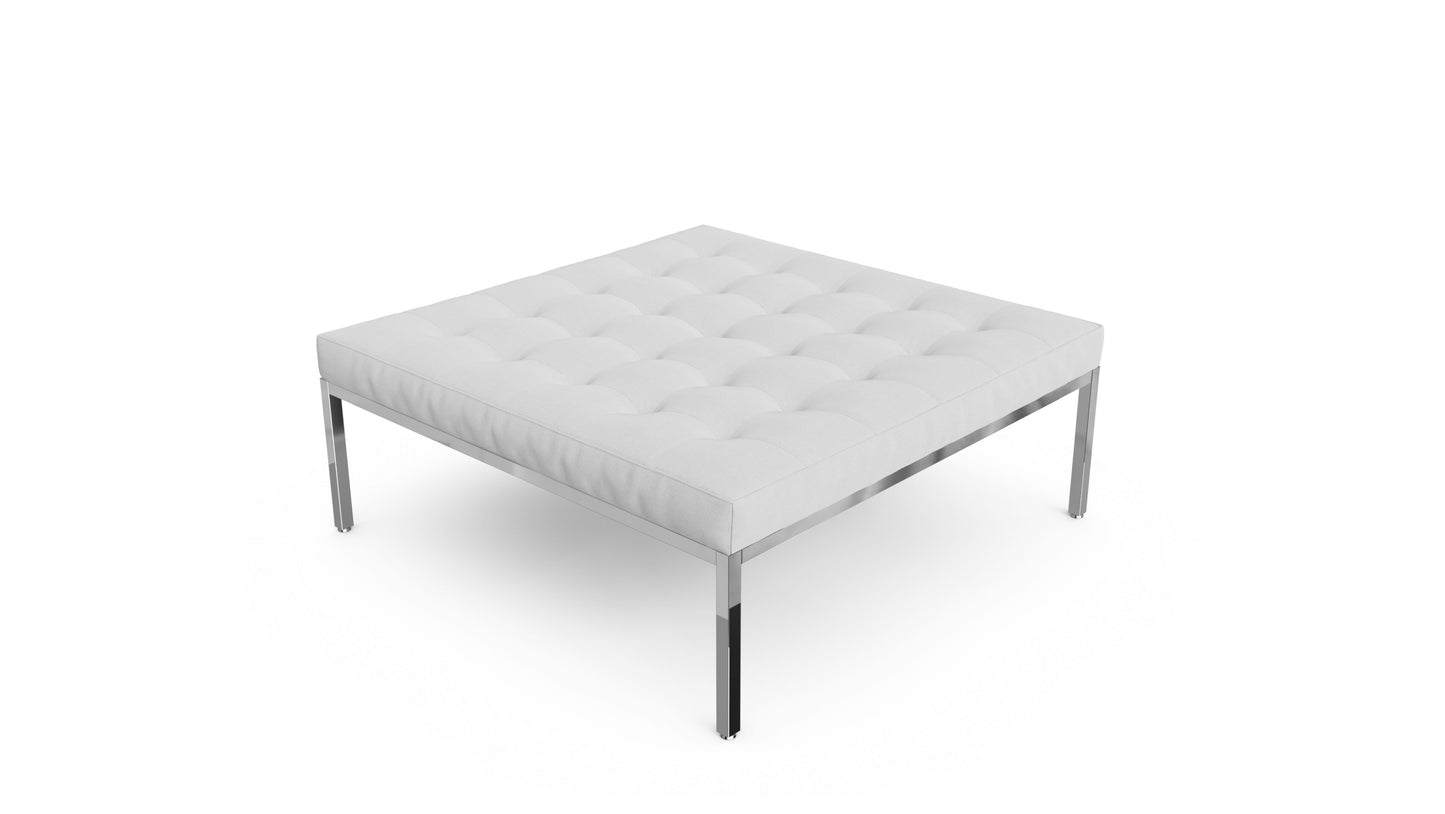 Florence Knoll Relaxed Bench Square in Canada and the USA - Closeup