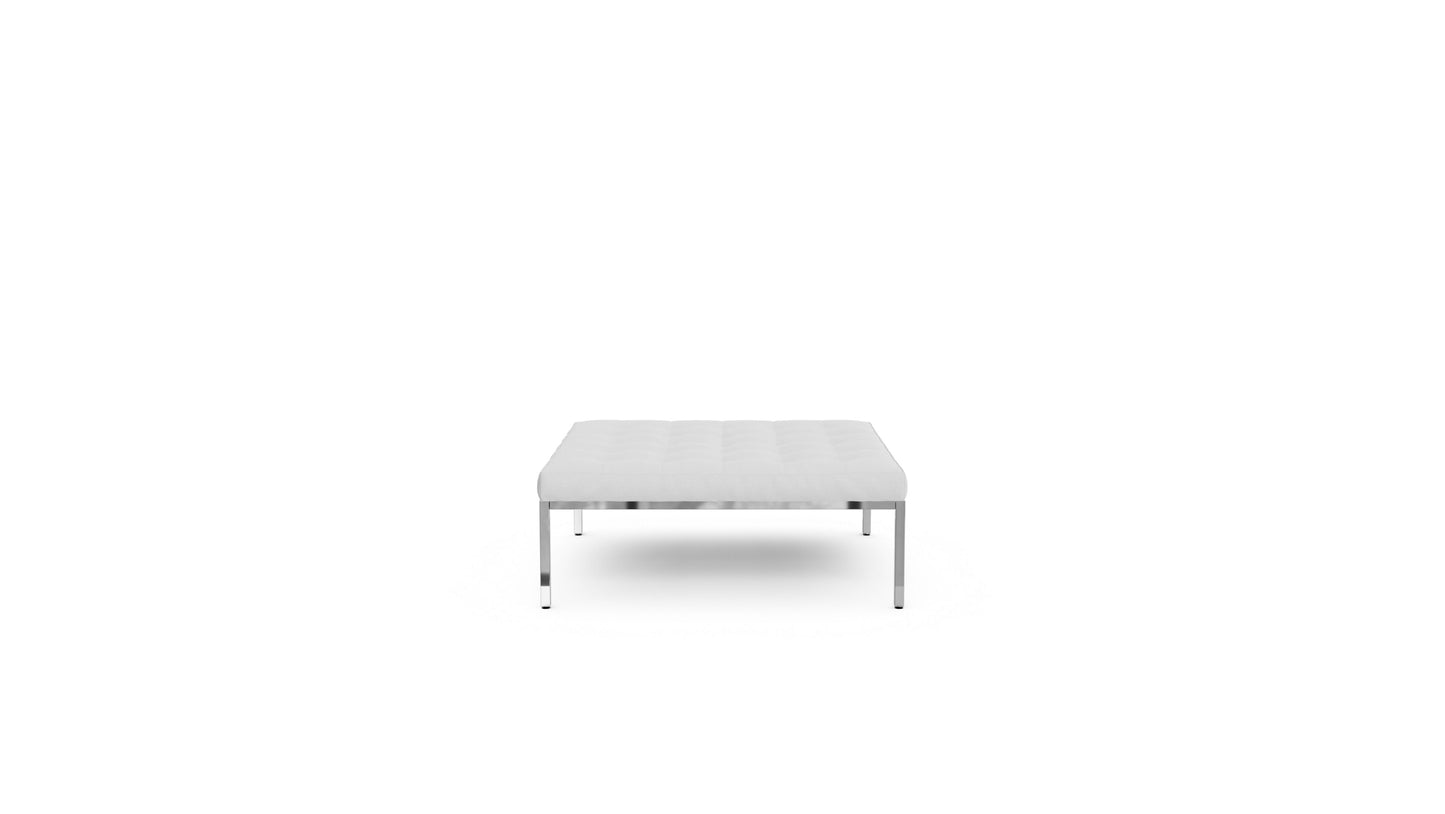 Florence Knoll Relaxed Bench Square in Canada and the USA - Side