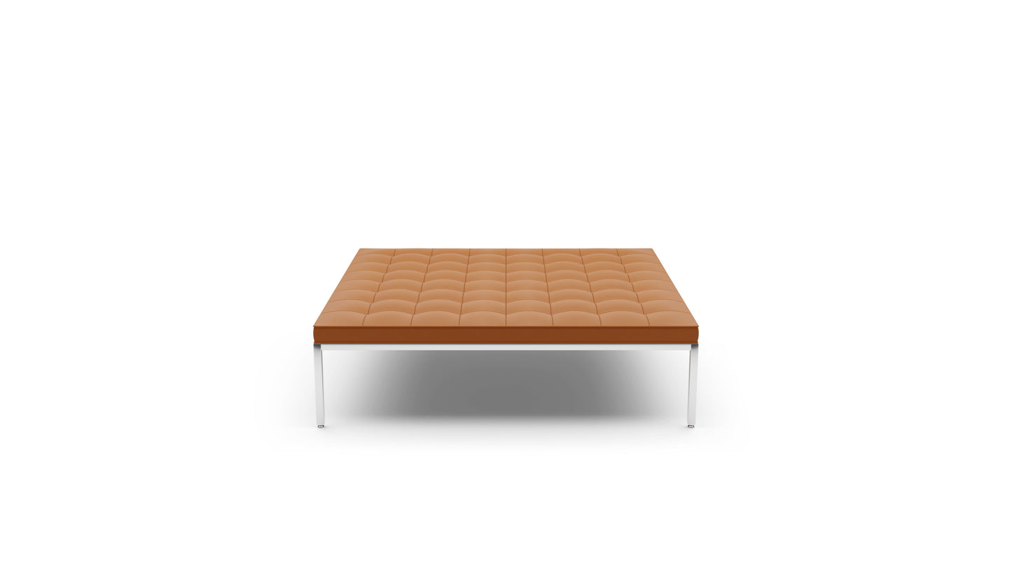 Florence Knoll Relaxed Large Square Bench in Canada and the USA - Front Angle 2
