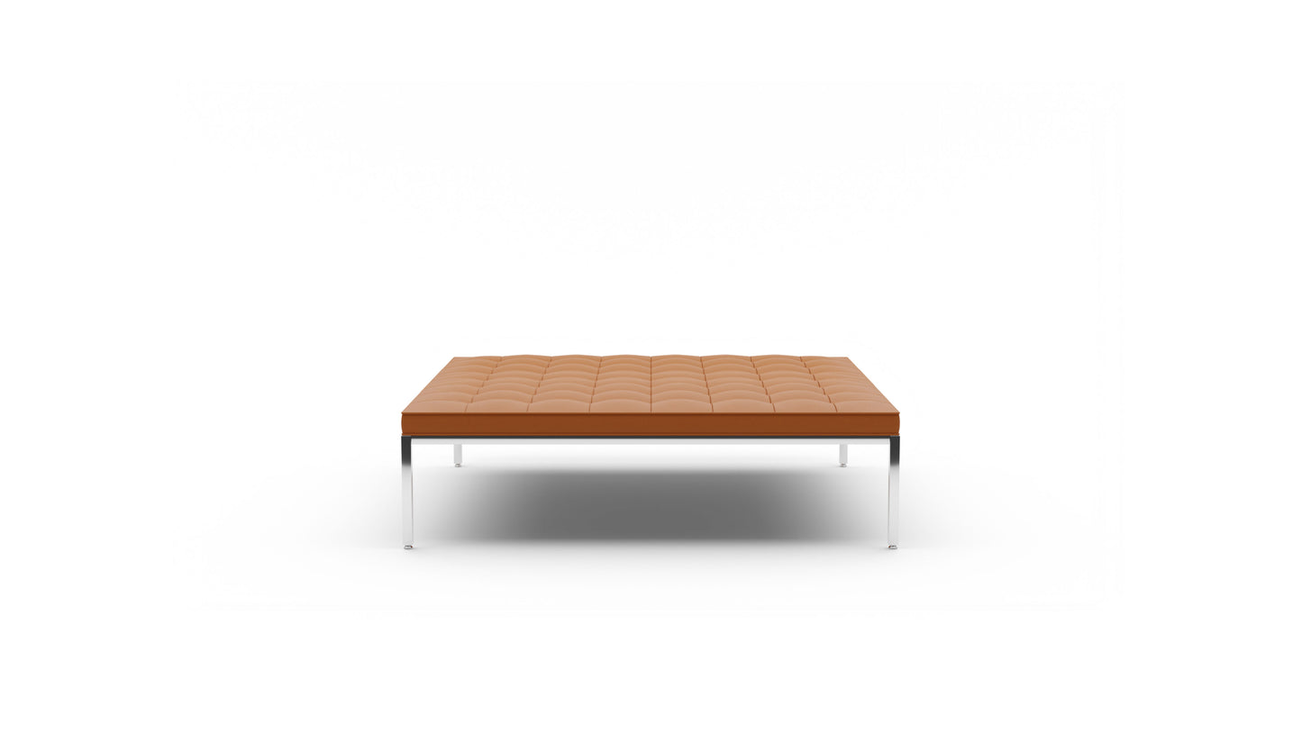 Florence Knoll Relaxed Large Square Bench in Canada and the USA - Front
