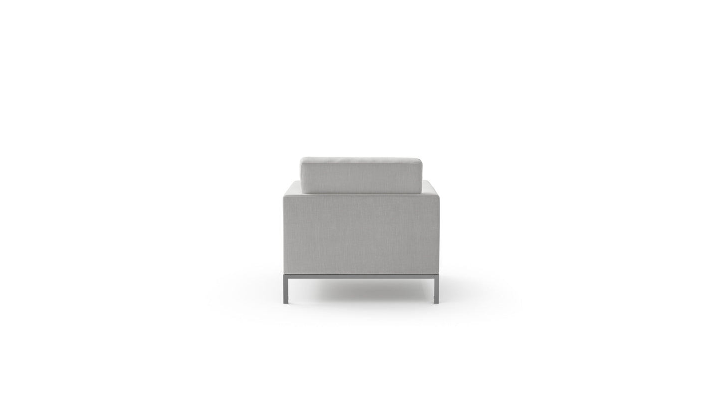 Florence Knoll Relaxed Lounge Chair in the USA and Canada - Back