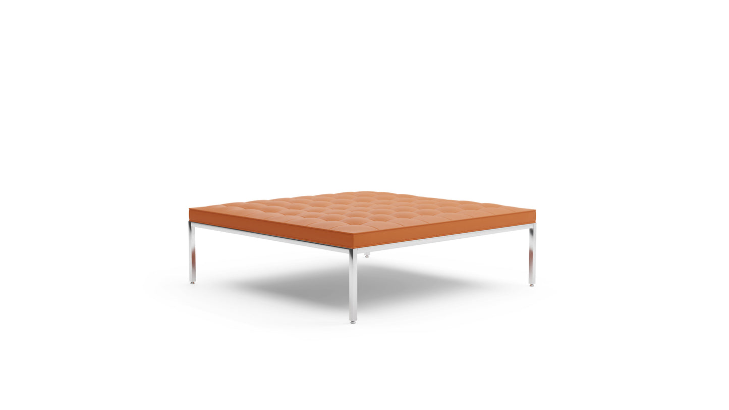 Florence Knoll Relaxed Medium Square Bench in Canada and the USA - Back Angle