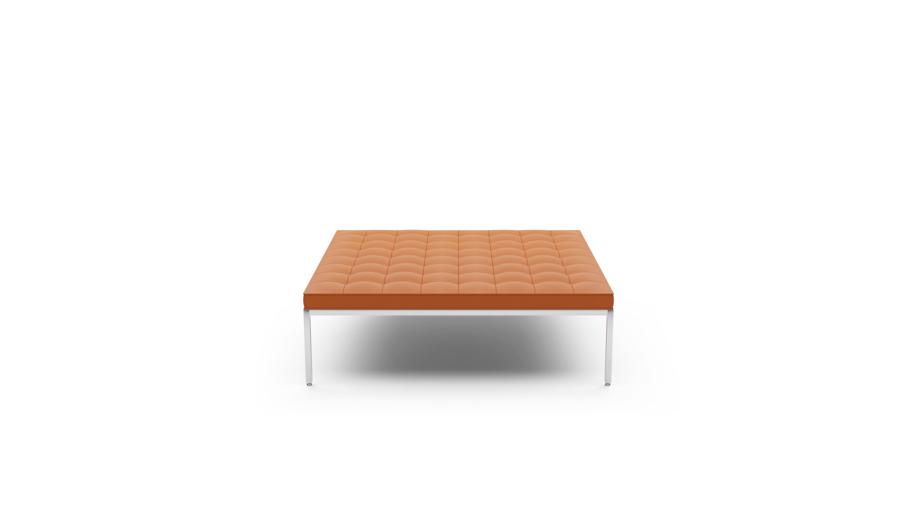 Florence Knoll Relaxed Medium Square Bench in Canada and the USA - Front Angle 2