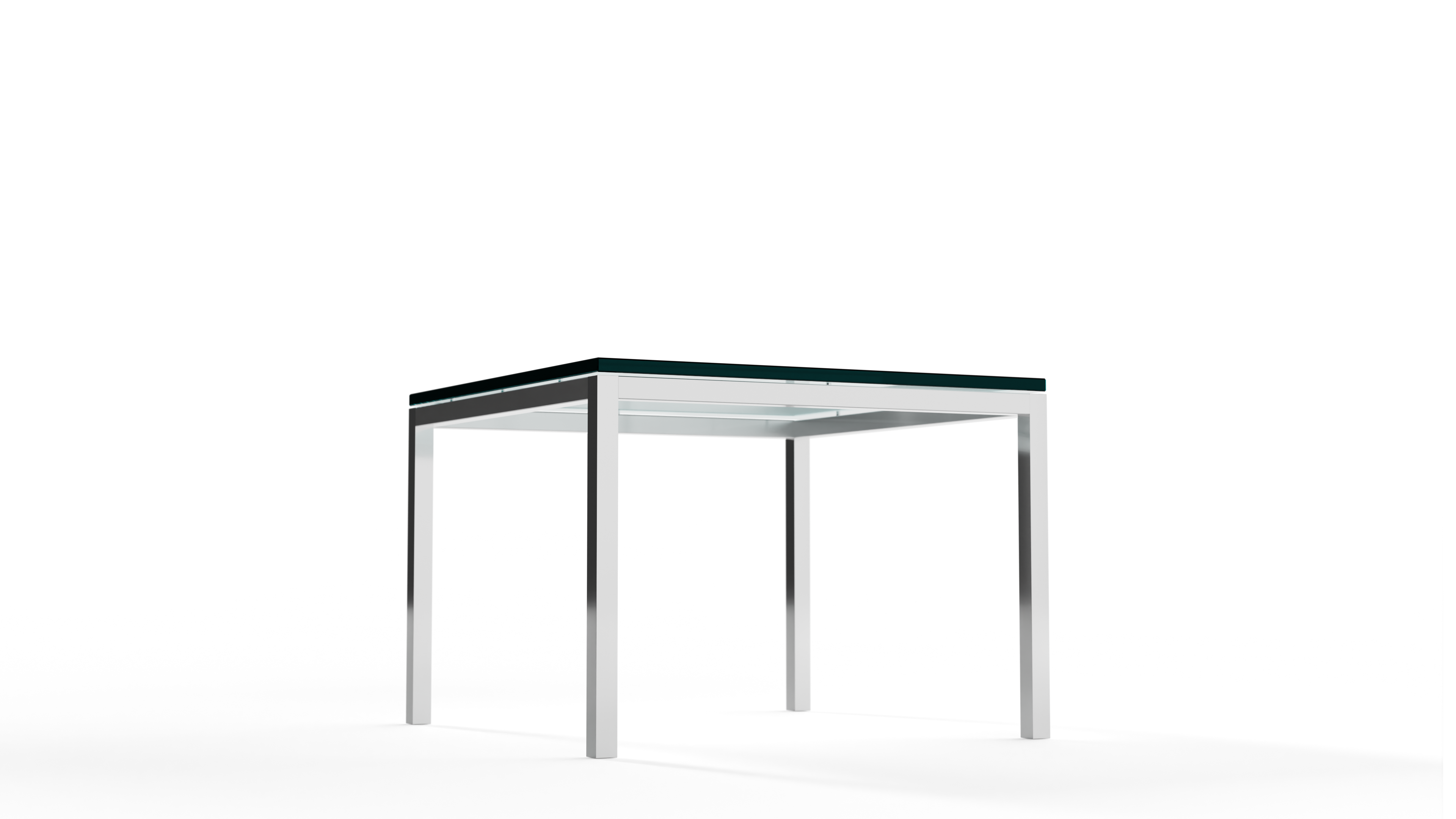 Florence Knoll Square Coffee Table Standard 24 inch in the USA and Canada - Closeup 2