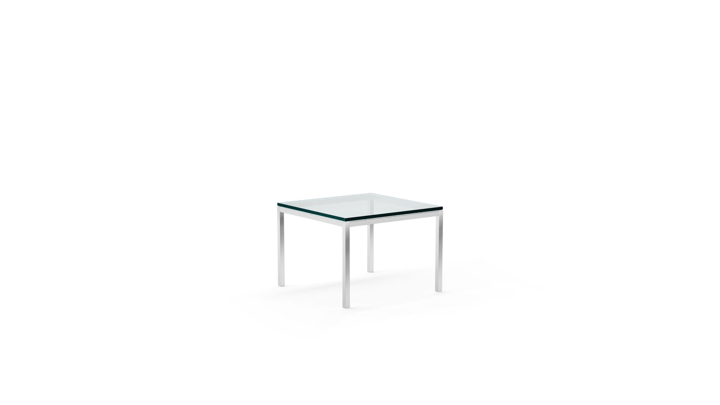 Florence Knoll Square Coffee Table Standard 24 inch in the USA and Canada - Front Angle