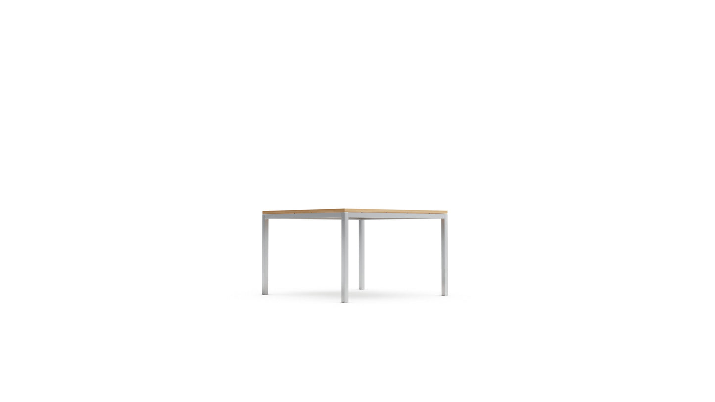 Florence Knoll Square End Table 29 inch in the USA and Canada - Front Angle 2