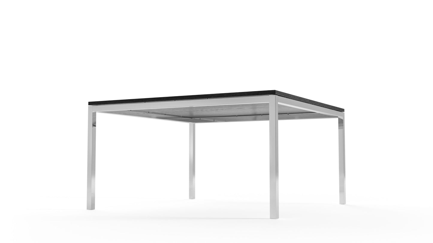 Florence Knoll Square End Table 36 inch in the USA and Canada - Back Angle