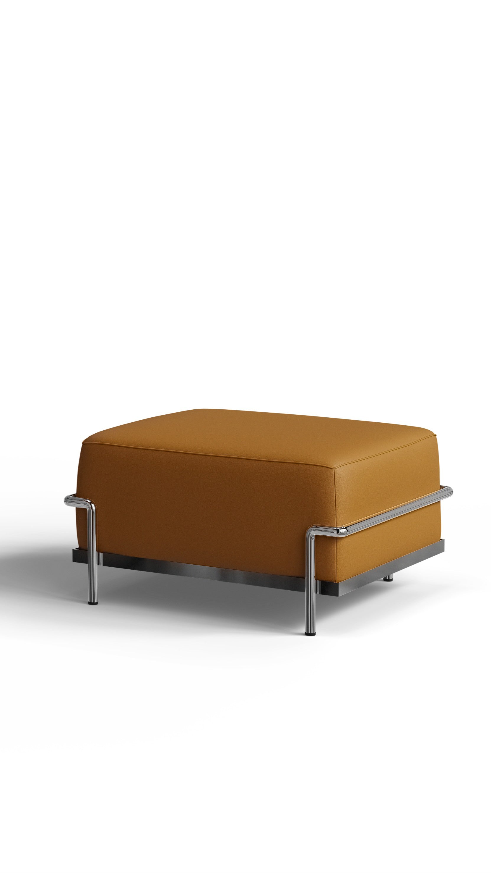 LC2 Ottoman in the USA and in Canada. White background, mobile hero image