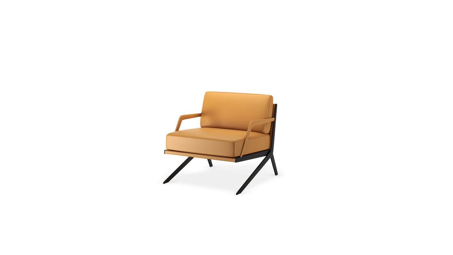 Gordon Guillaumier DS-60 Armchair De Sede Style in the USA and Canada - Front Angle 2