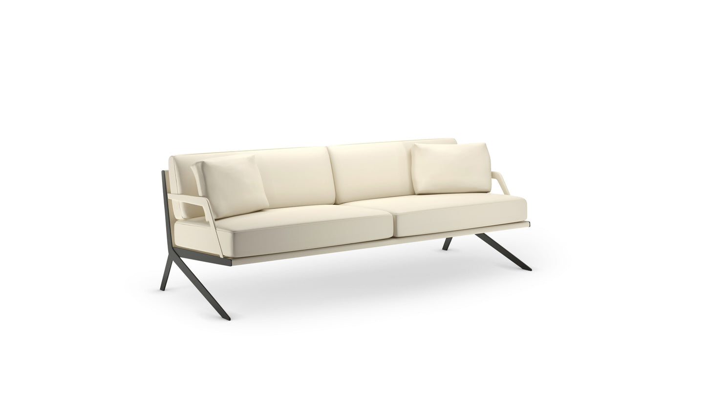 Gordon Guillaumier DS-60 Loveseat Sofa De Sede Style in the USA and Canada - Front Angle 2