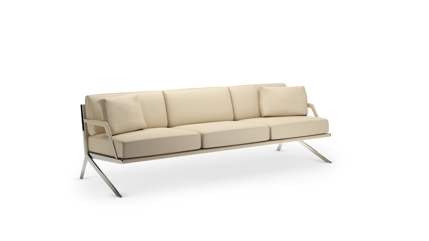 Gordon Guillaumier DS-60 Sofa 3-Seater De Sede Style in the USA and Canada - Front Angle 2