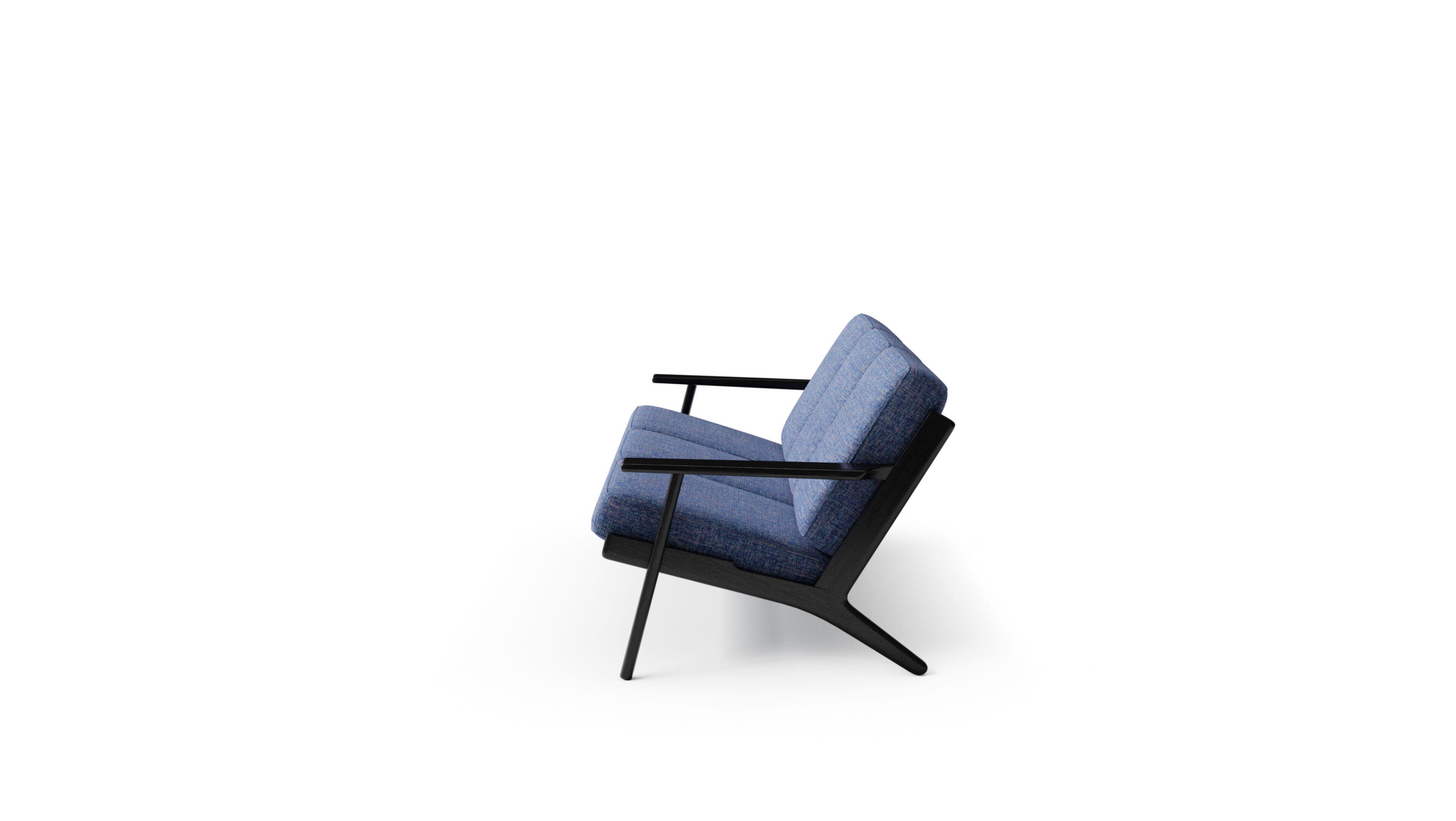 Hans J. Wegner GE290 Plank Sofa in the USA and Canada - Side