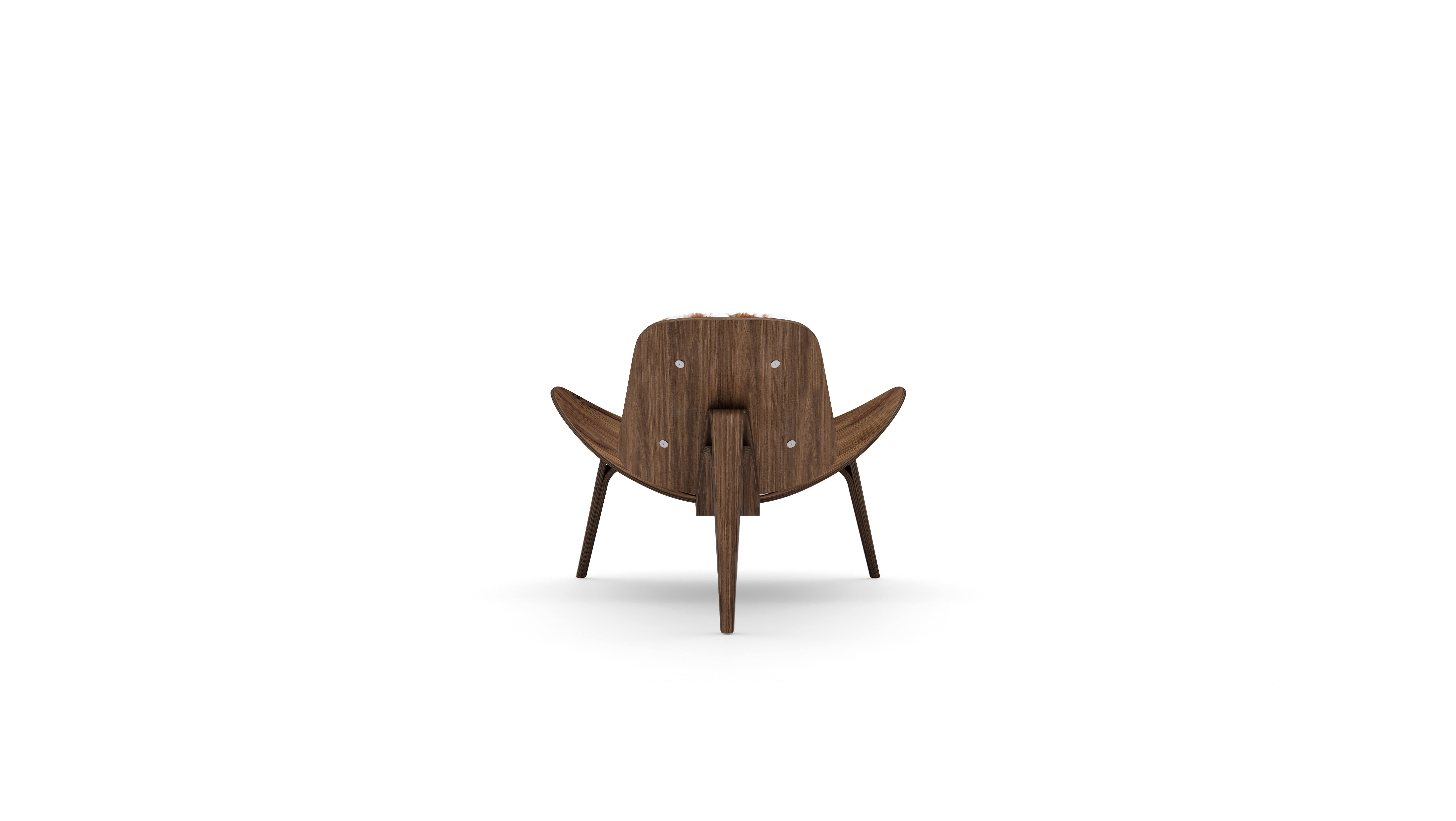 Hans Wegner CH07 Shell Chair in the USA and Canada - Back
