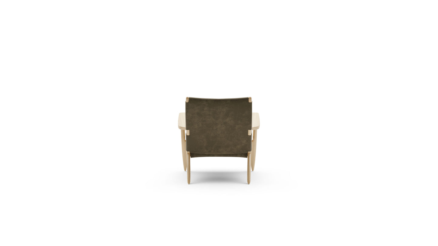 Hans Wegner CH25 Easy Chair in the USA and Canada - Back