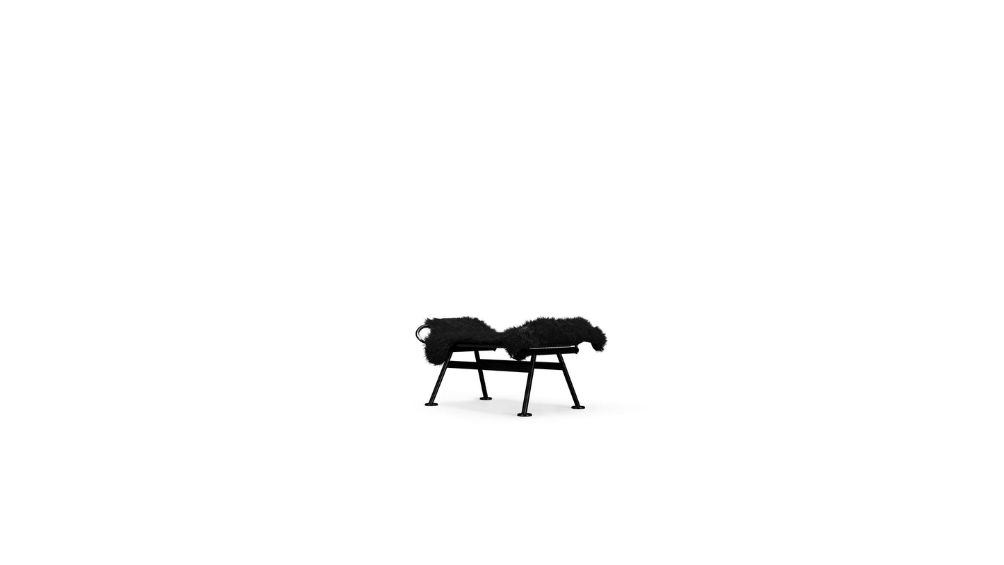 Hans Wegner Flag Halyard Chair and Ottoman PP225 Flag Halyard Chair in Canada and the USA - Front Angle 5