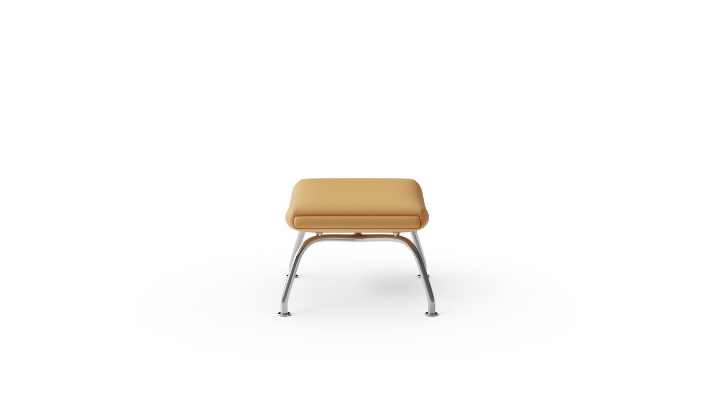 Hans Wegner Ox Ottoman in Canada and the USA 1002 Ox-Queen Ottoman - Closeup Side