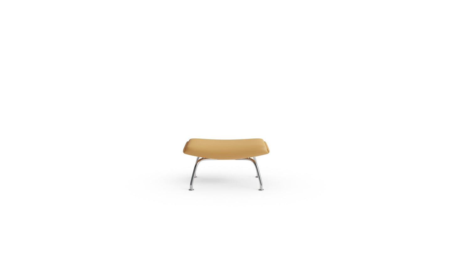 Hans Wegner Ox Ottoman in Canada and the USA 1002 Ox-Queen Ottoman - Front