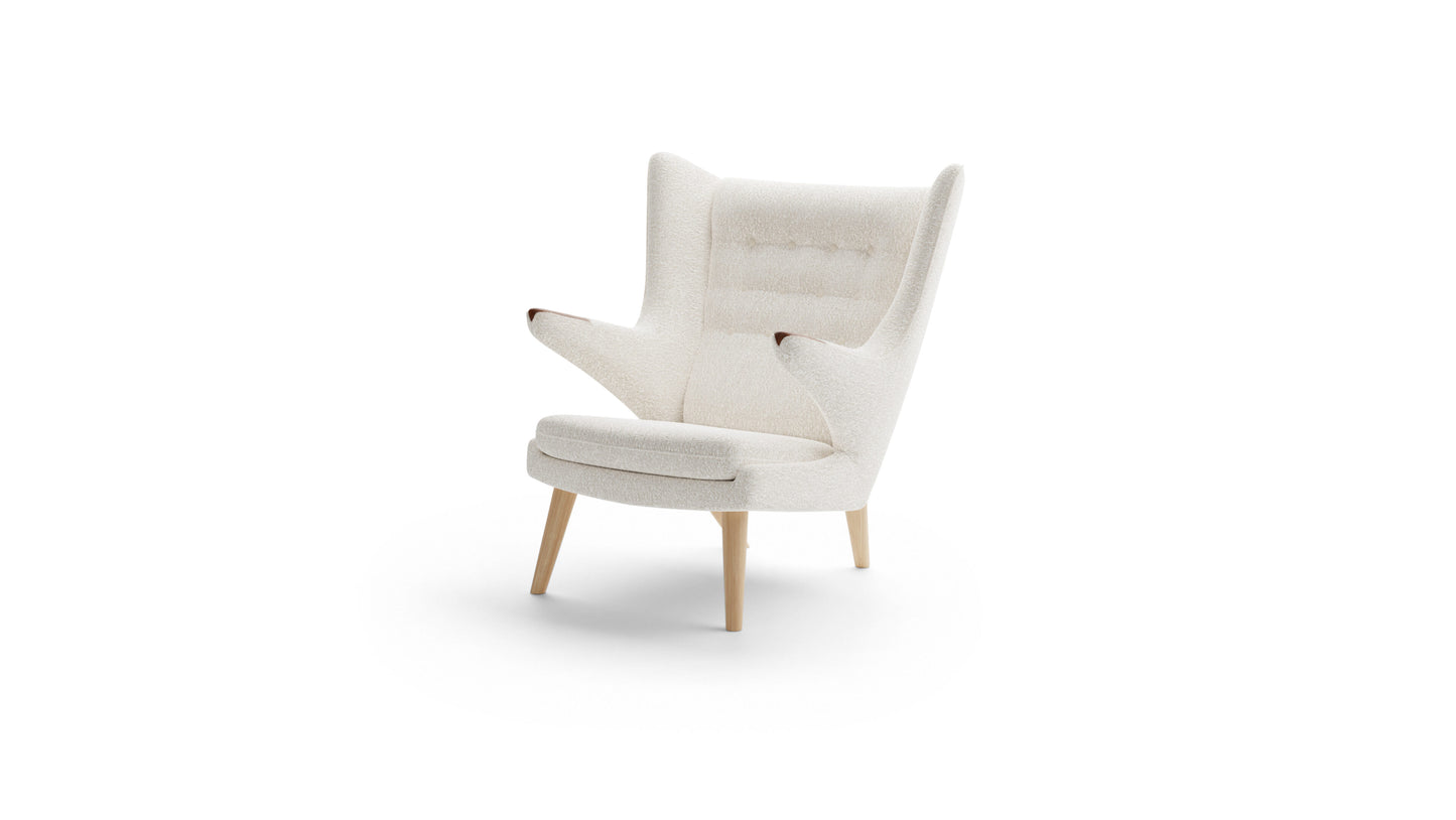 Hans Wegner Papa Bear Chair in Canada and the USA - Front Angle 2