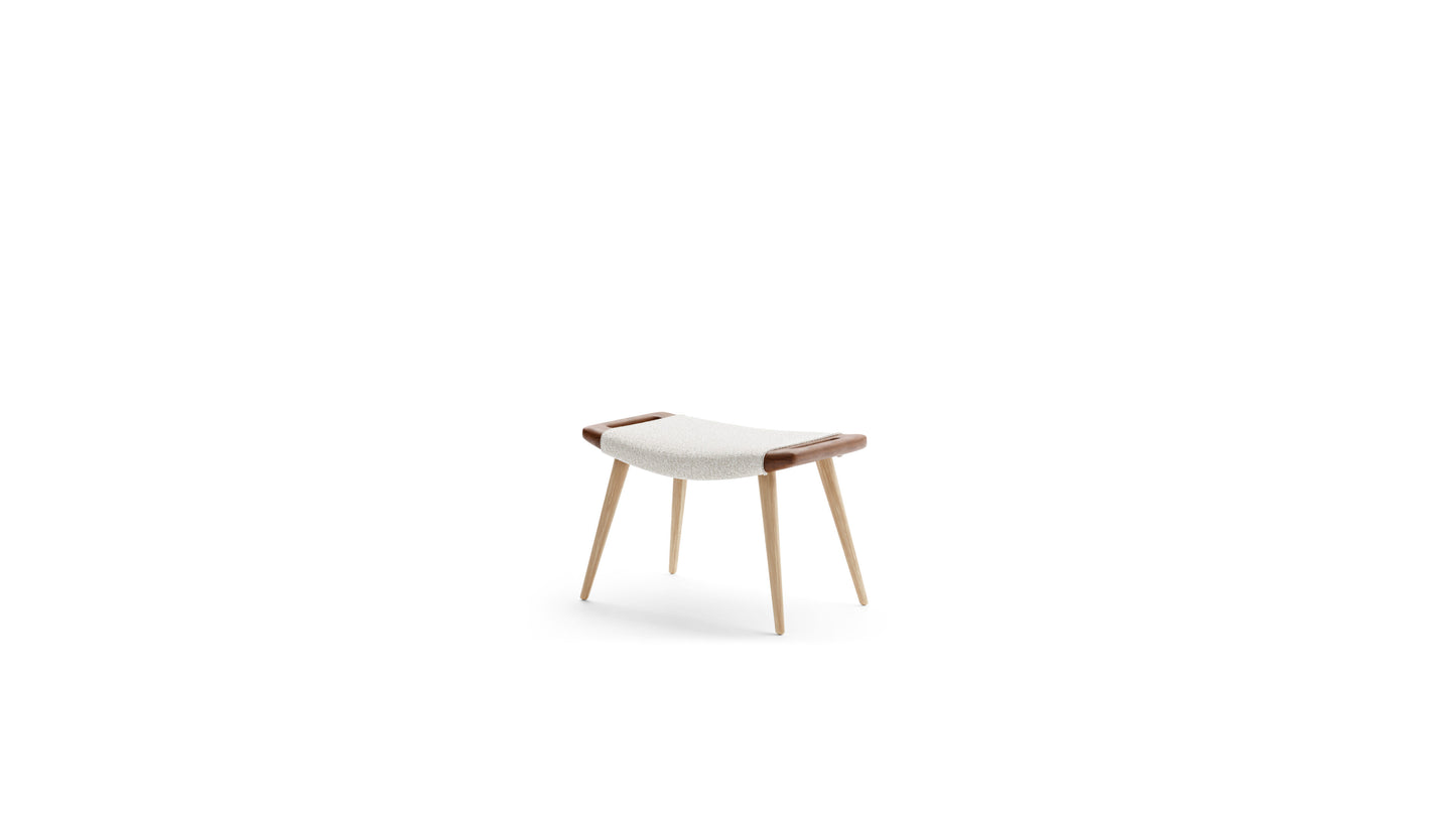 Hans Wegner Papa Bear Ottoman in Canada and the USA - Front Angle 2