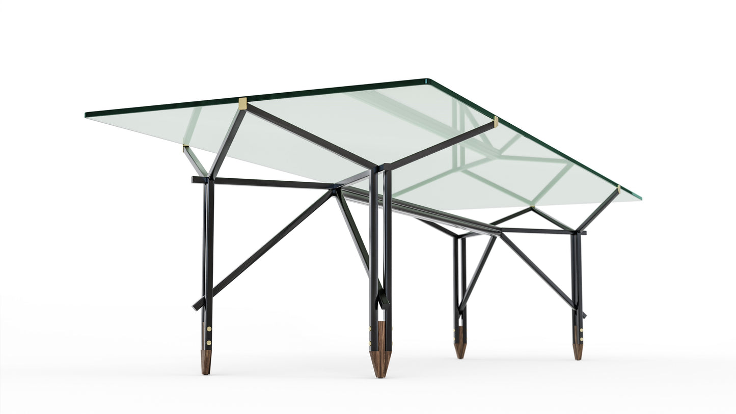 Ico Parisi Olimpino Table in Canada and the USA - Back Angle