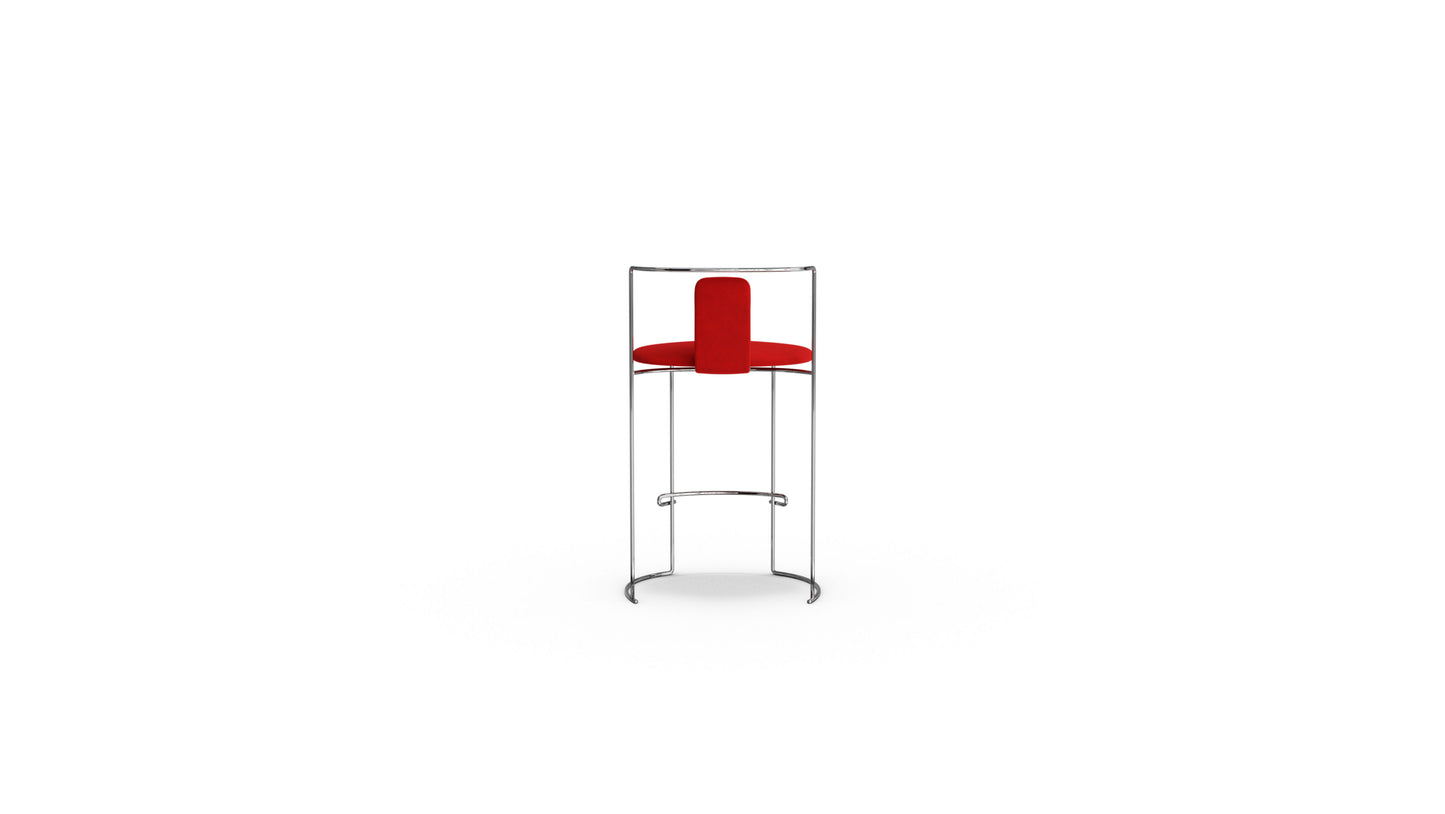Kazuhide Takahama Gaja Seat Bar Stool in Canada and the USA Padded Back - Back
