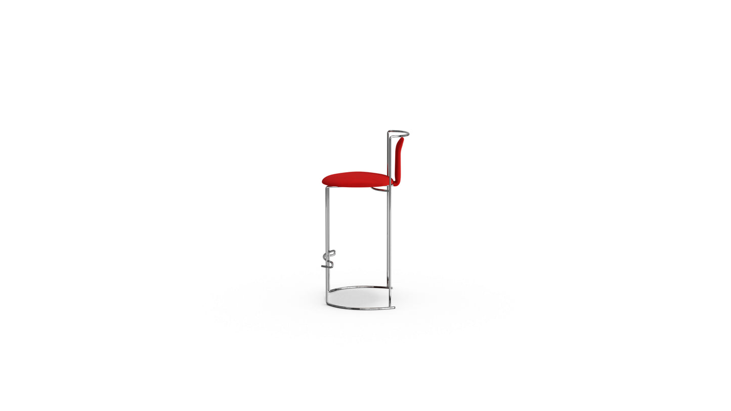 Kazuhide Takahama Gaja Seat Bar Stool in Canada and the USA Padded Back - Side
