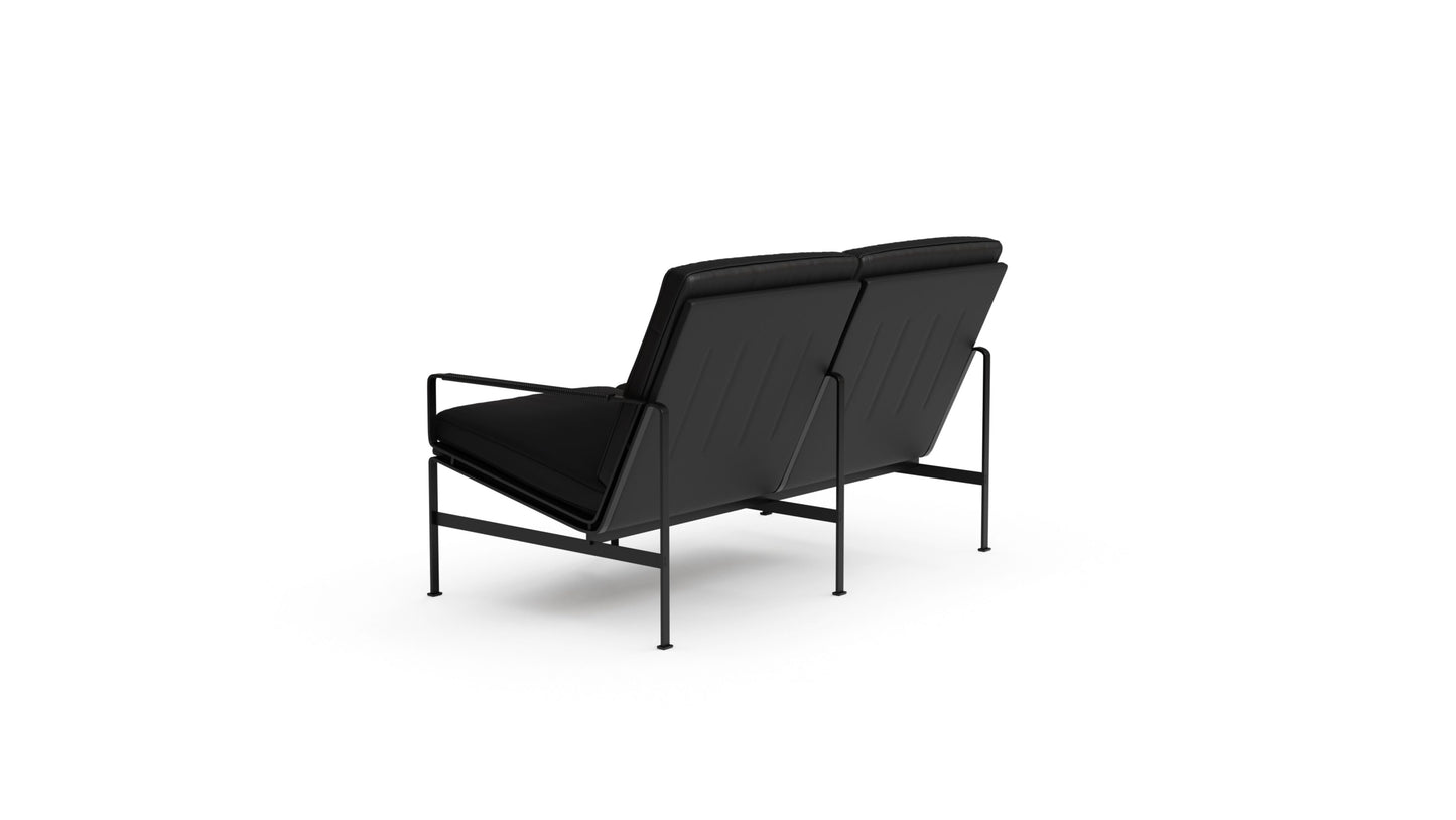 Lange Production FK6720-2 Loveseat Sofa by Fabricius and Kastholm in the USA and Canada - Back Angle